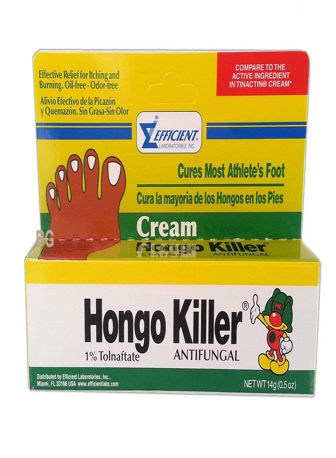 Hongo Killer Antifungal Cream 0.50 oz (Pack of 4) - Image 1